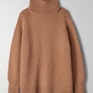 The Group Babaton Day Off Turtleneck Sweater (Ariztia) 100% Alpaca